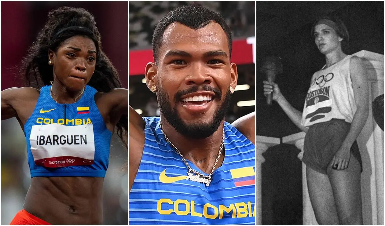 Caterine Ibargüen, Anthony Zambrano y Ximena Restrepo