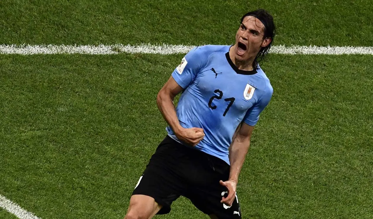 Edinson Cavani, delantero de Uruguay 