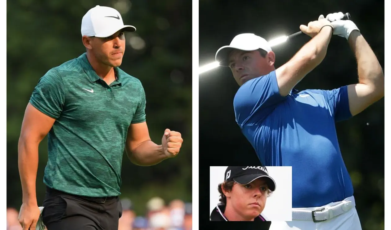 Brooks Koepka y Rory Mcilroy, dos de los pegadores fuertes del PGA Tour.