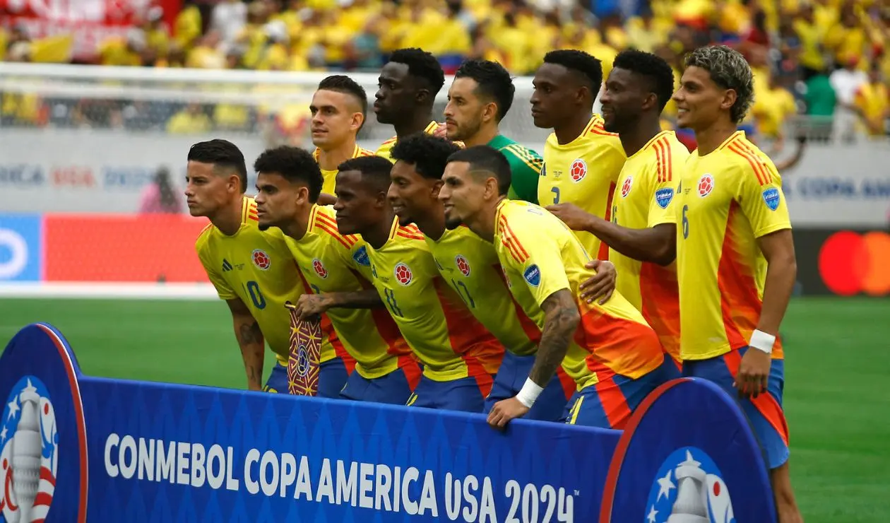 Selección COLOMBIA: alineación TITULAR vs Brasil en Copa América