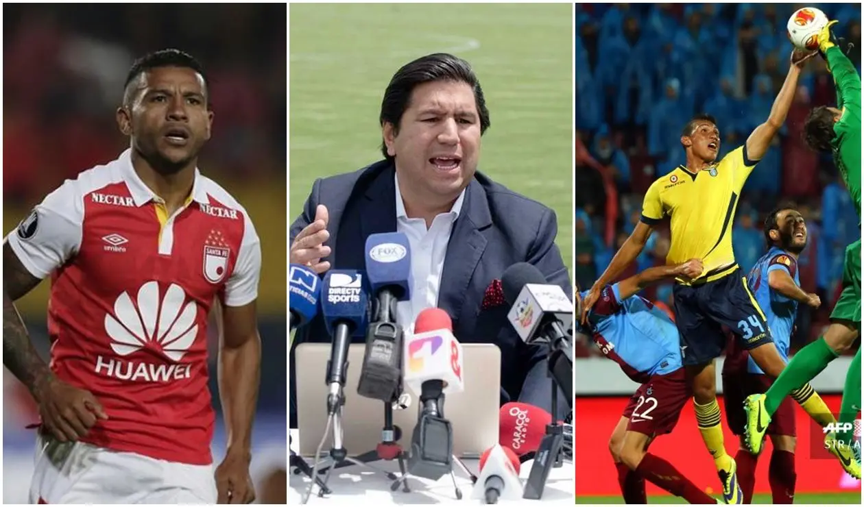 Wilson Morelo, Juan Andrés Carreño y 'Coco' Perea