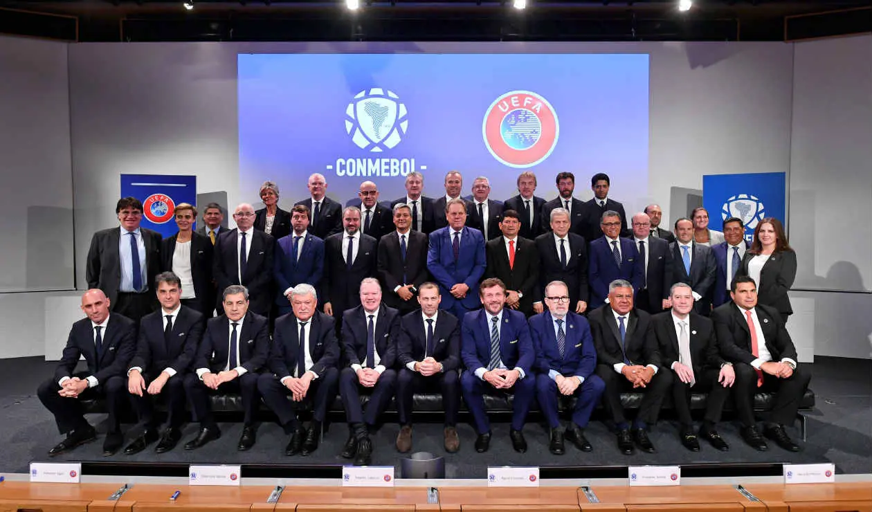 Acuerdo entre Conmebol y la UEFA
