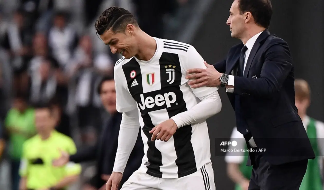 Cristiano Ronaldo y Allegri