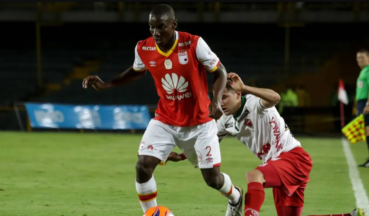 Dairon Mosquera jugando con Independiente Santa Fe