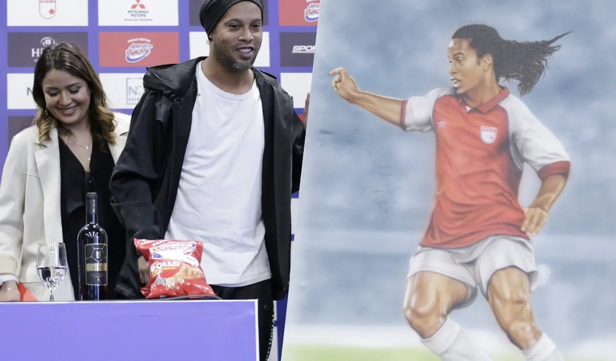 Ronaldinho en Colombia