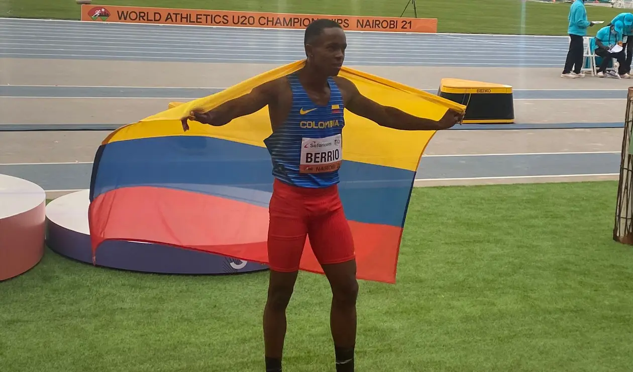 Jhon Berrio, atleta colombiano