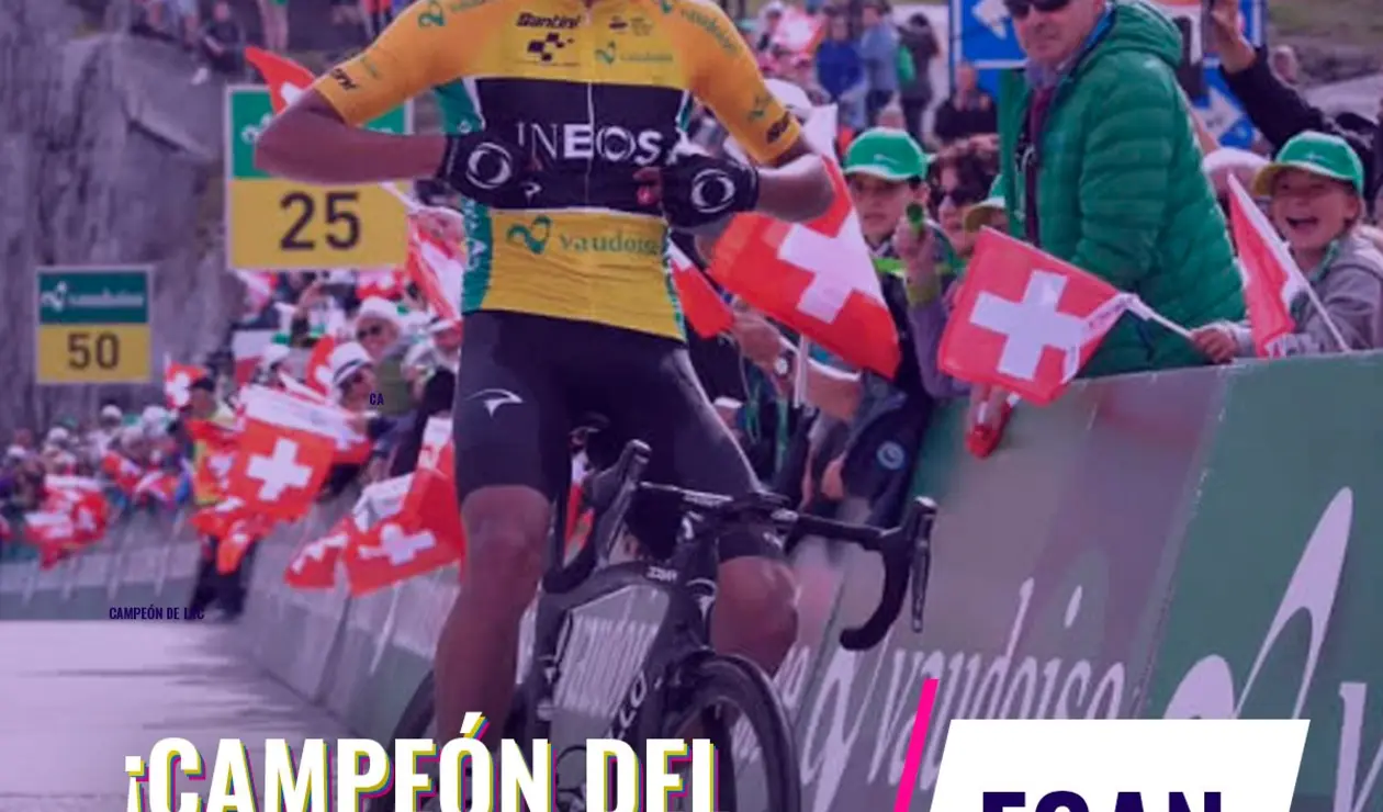 Egan Bernal campeón del Tour de Francia