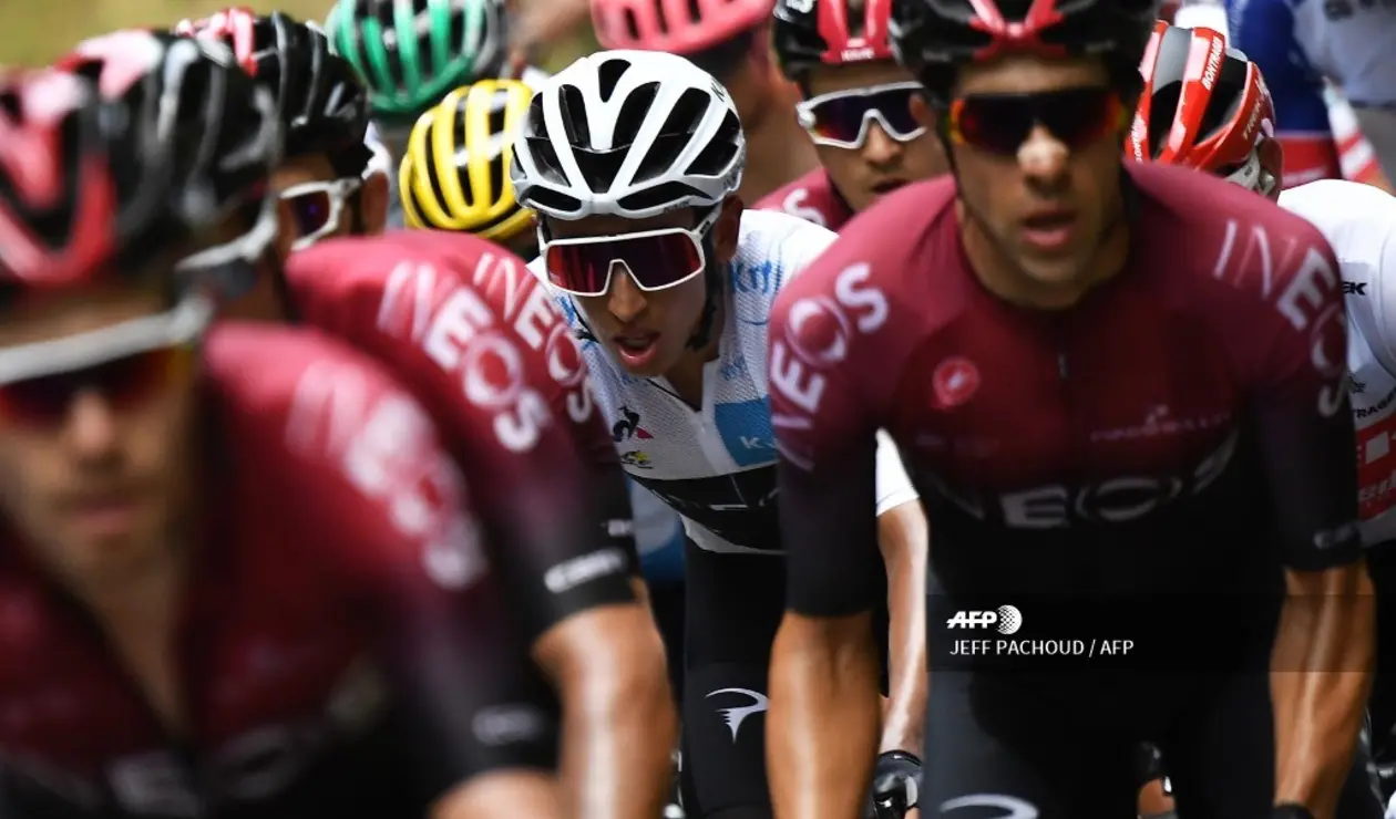 Egan Bernal en el Ineos Team