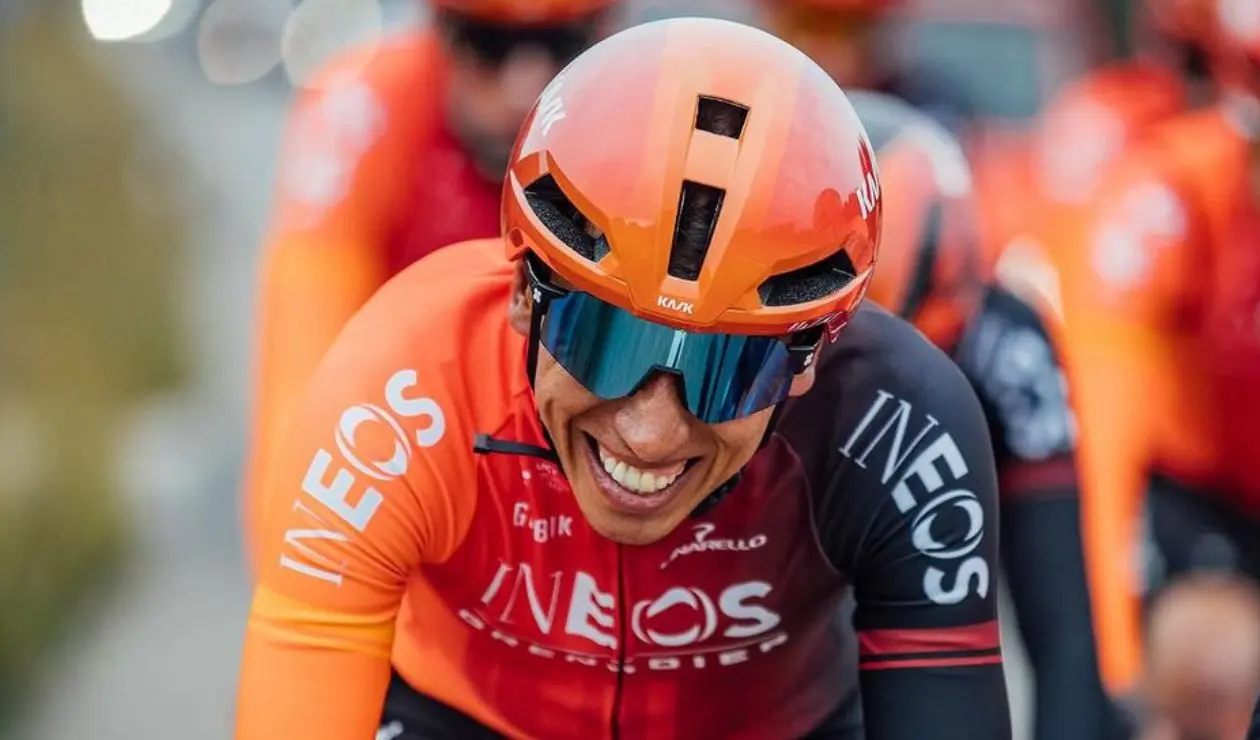 Egan Bernal con el INEOS Grenadiers