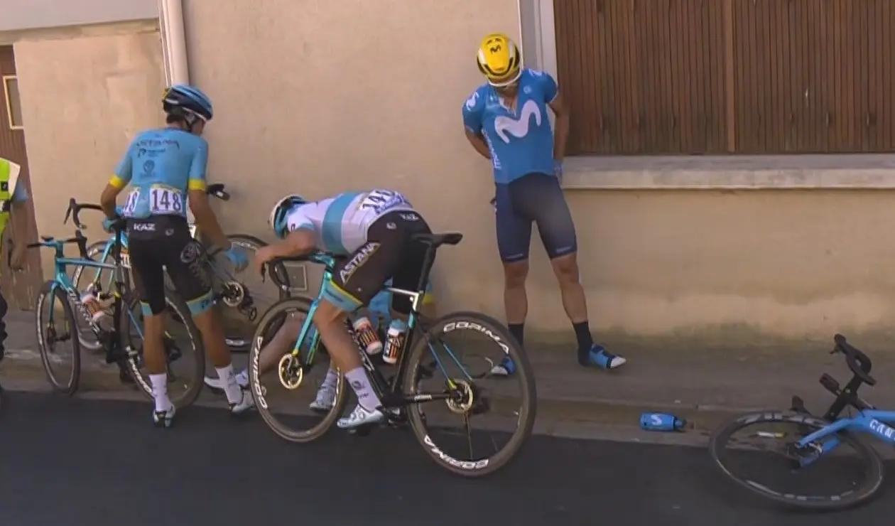 Caída, Tour de Francia etapa 11