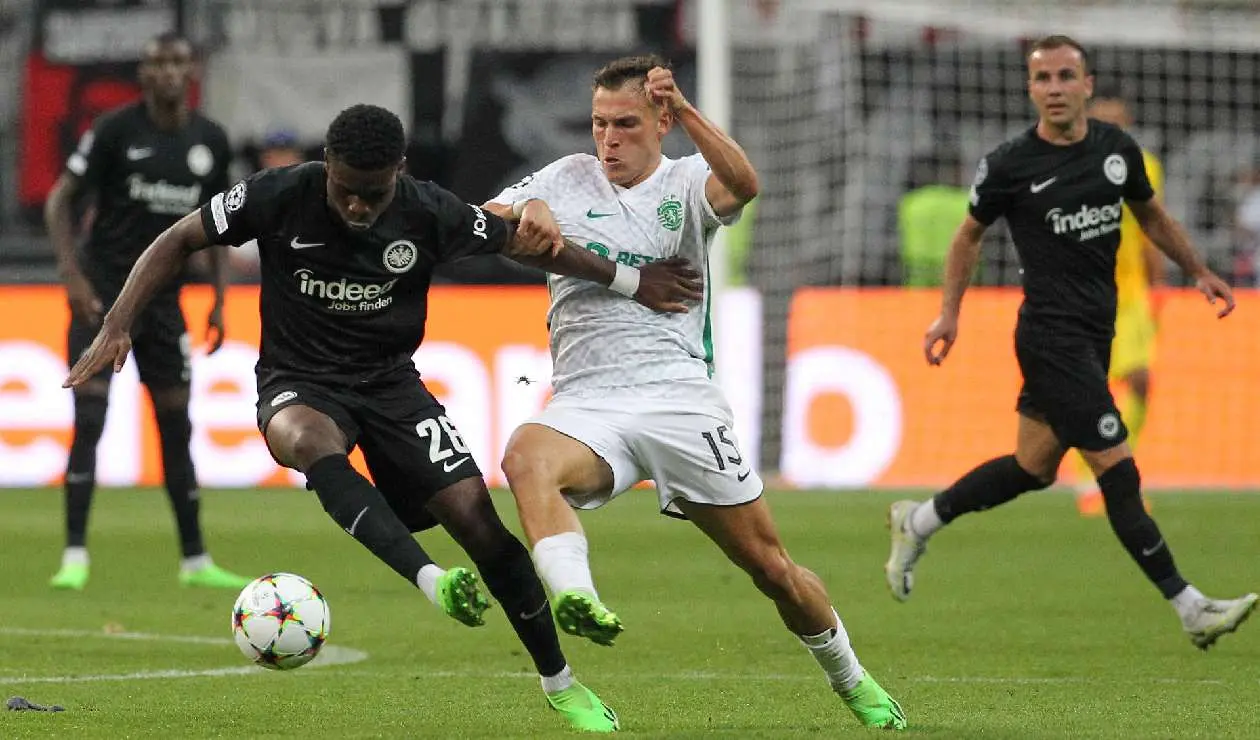 Eintracht perdió con Sporting