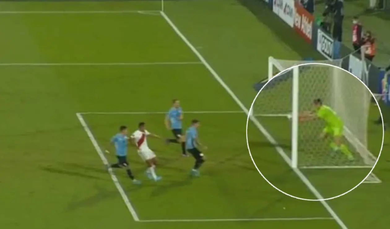 Gol Perú vs Uruguay anulado Eliminatorias Qatar 2022