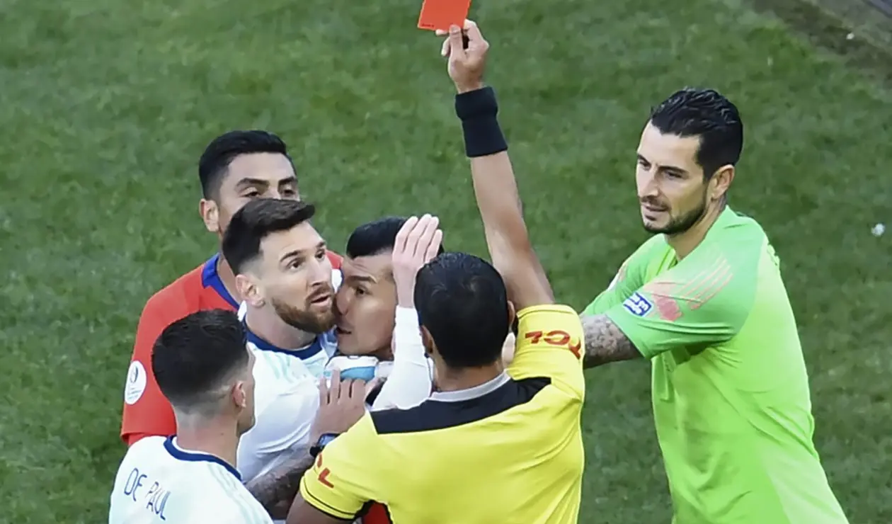 Expulsión de Lionel Messi - Copa América