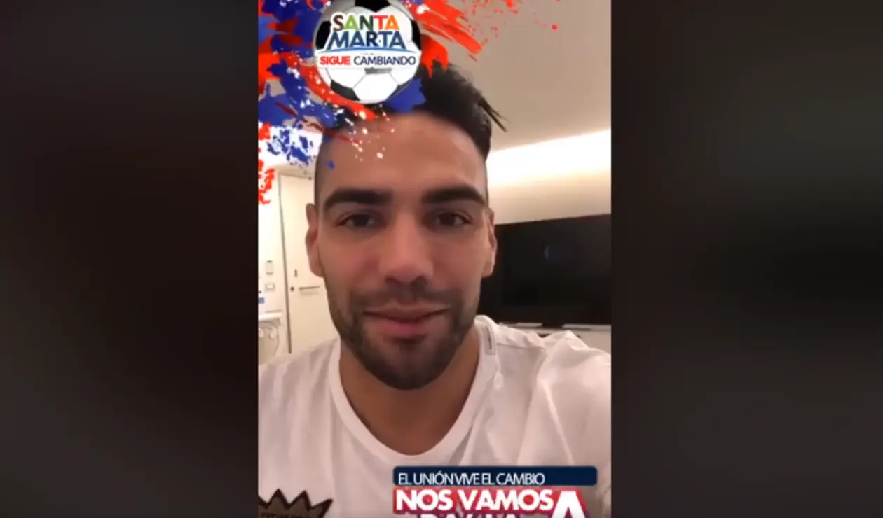 Falcao hincha de Unión