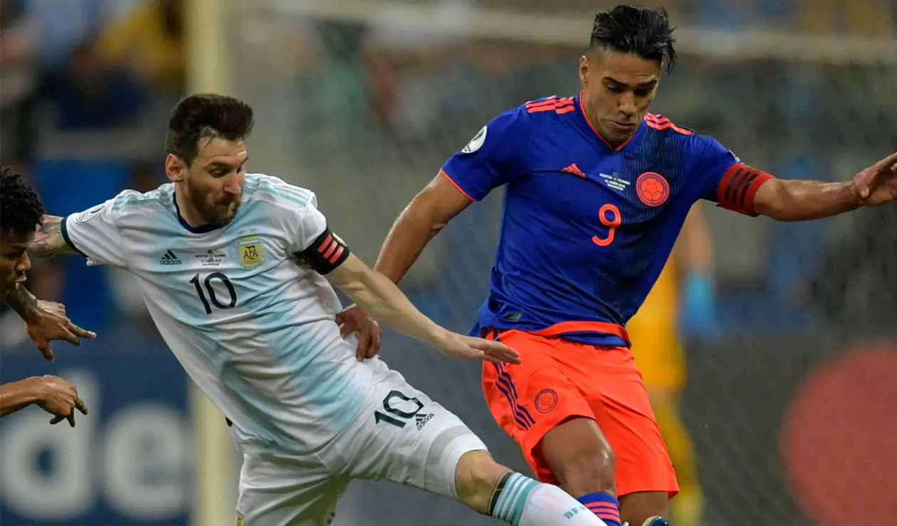 Falcao, Messi