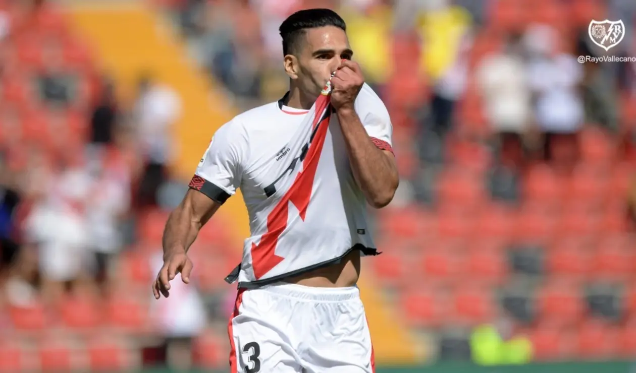 Falcao, Rayo Vallecano vs Celta de Vigo