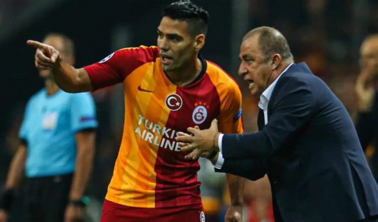 Falcao y Fatih Terim