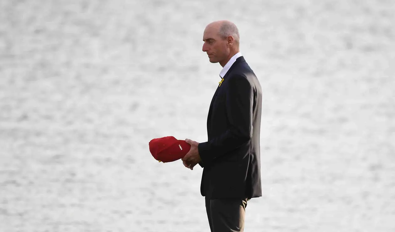 Jim Furyk, capitán del equipo de Estados Unidos en la Ryder Cup 2018.