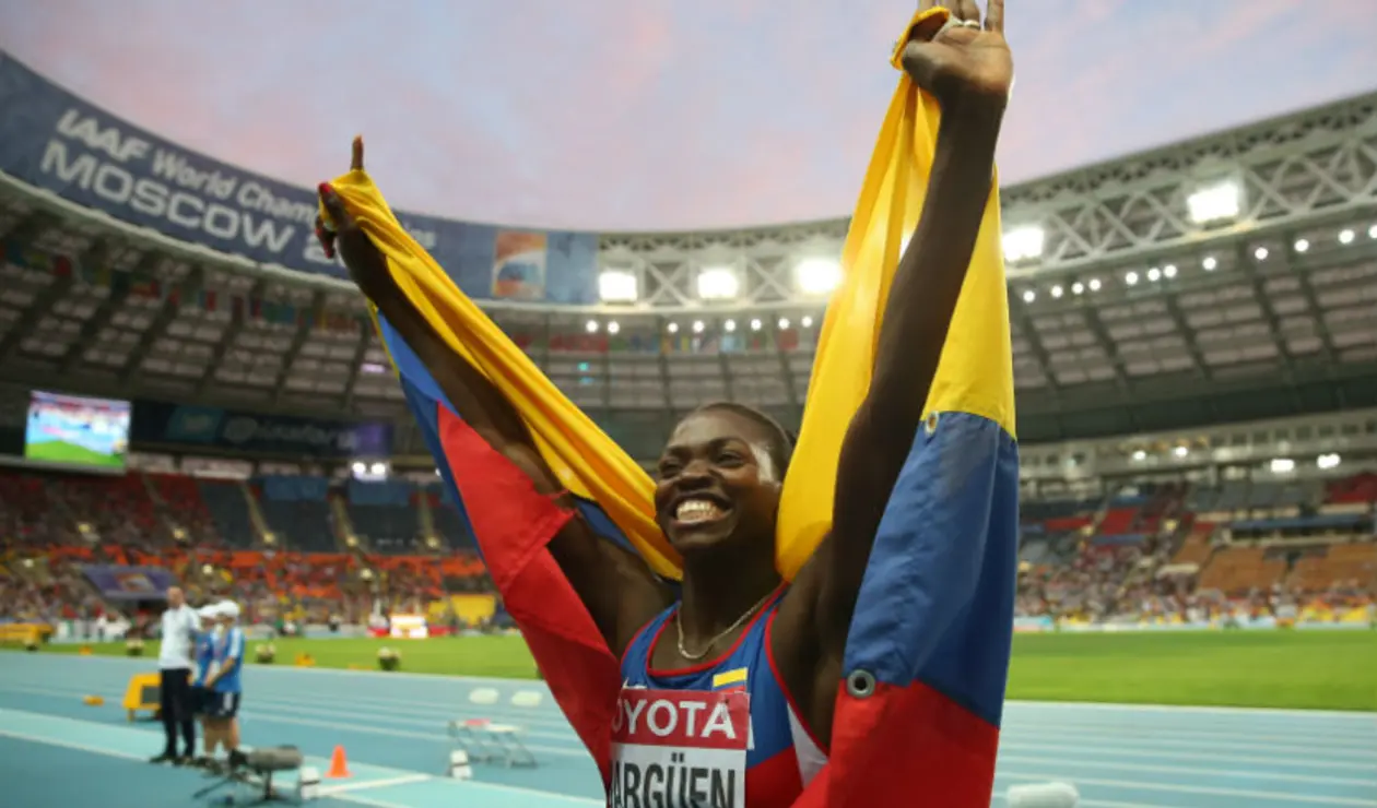Caterine Ibargüen ganó el triple salto en el Mundial de Luzhniki