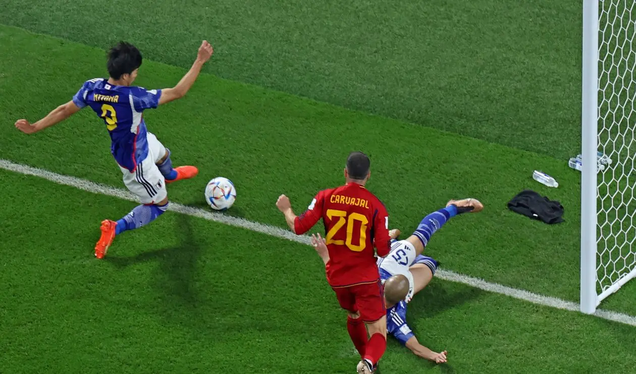 Gol Japón vs España
