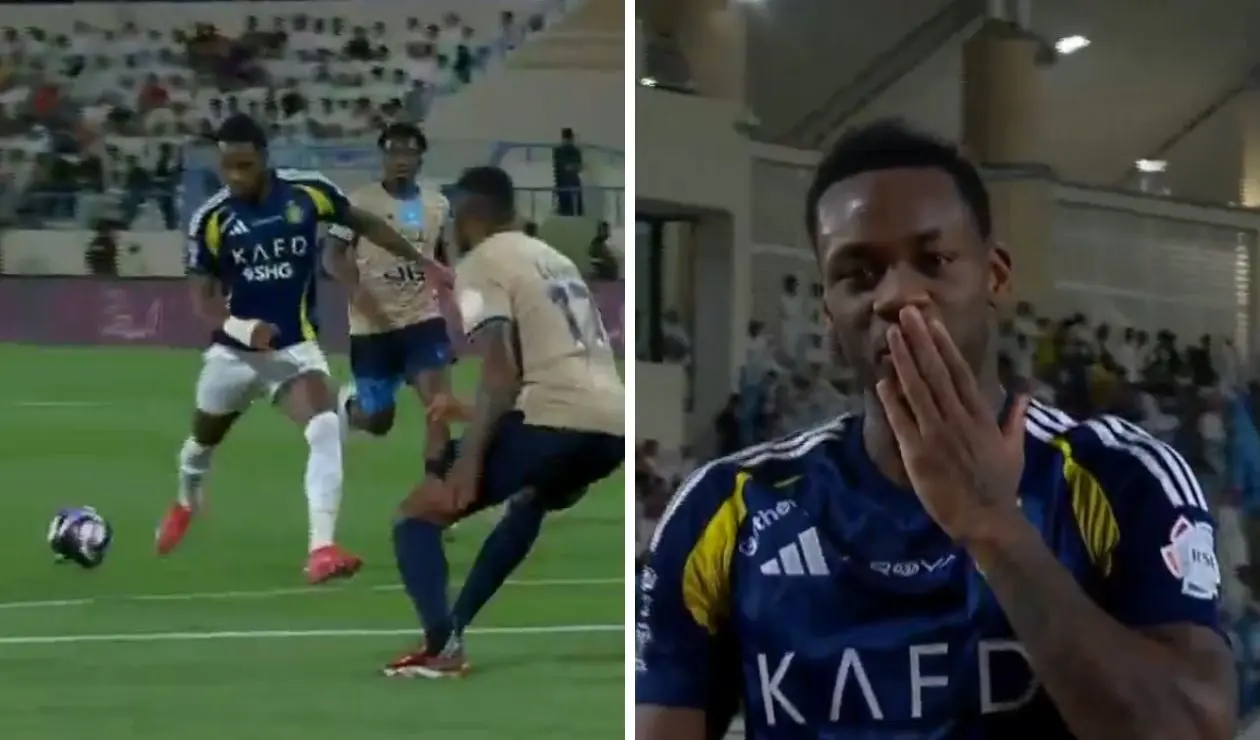 Gol de Jhon Jader Durán en Arabia