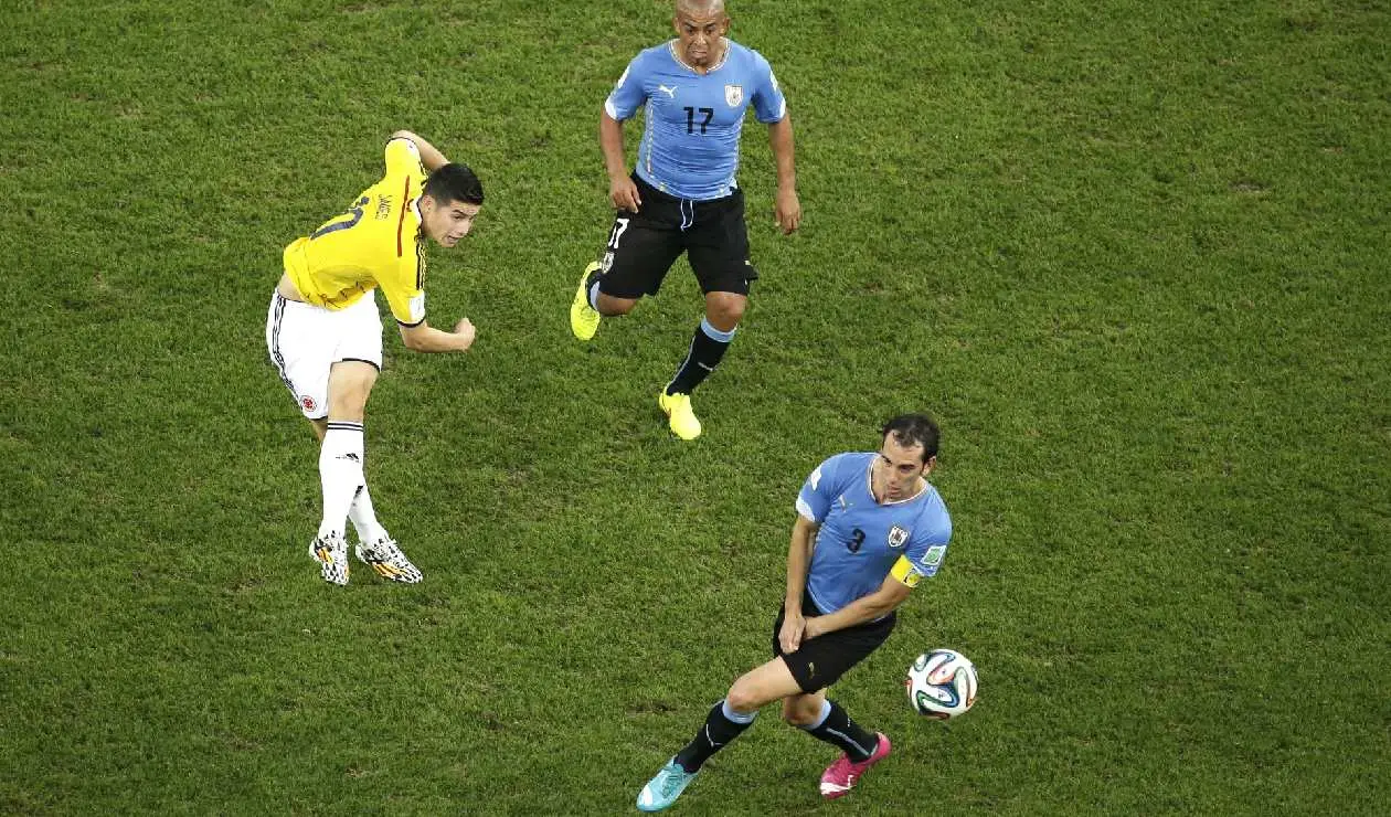 Gol de James en el Mundial de 2014