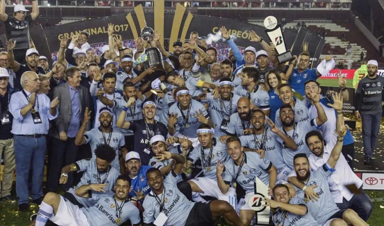 Grêmio (Brasil), campeón de la Copa Libertadores 2017.