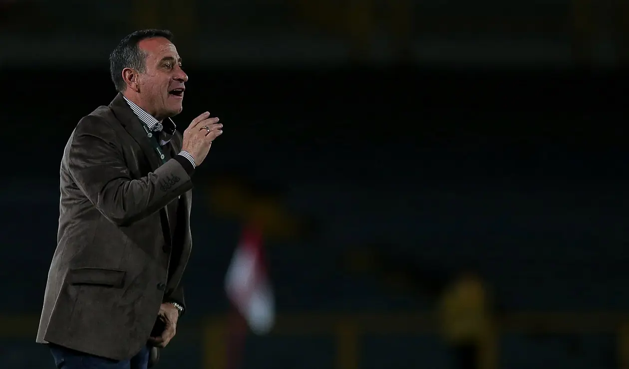 Guillermo Sanguinetti, técnico de Independiente Santa Fe