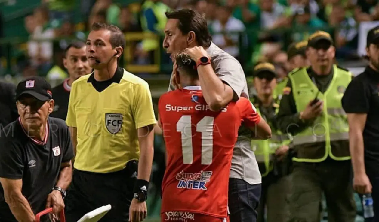 Duván Vergara y Alexandre Guimaraes - América de Cali