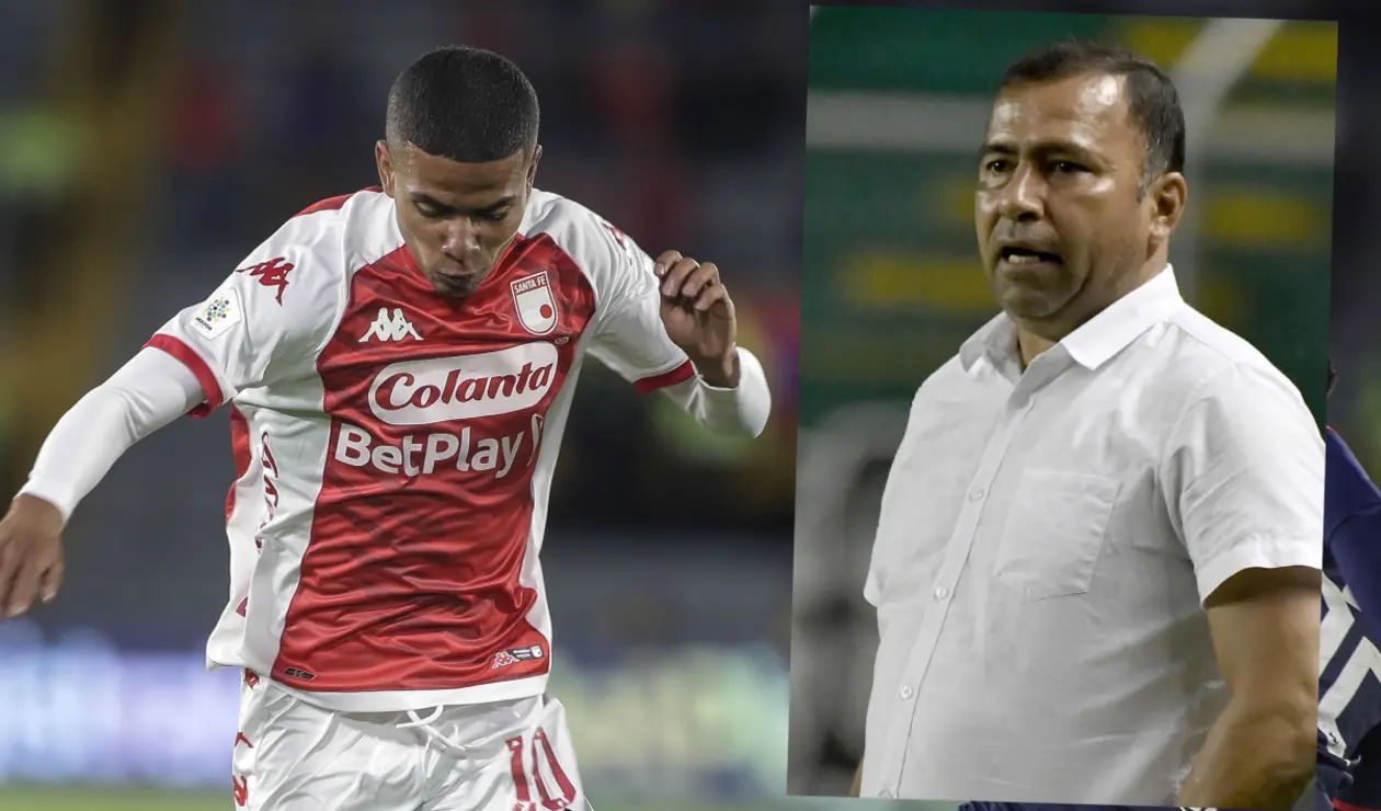Hárold Rivera, cuestionado tras derrota de Santa Fe
