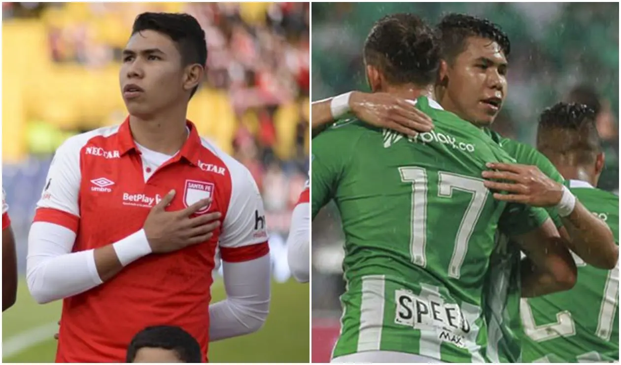 Nicolás Hernández jugando con Santa Fe y Nacional