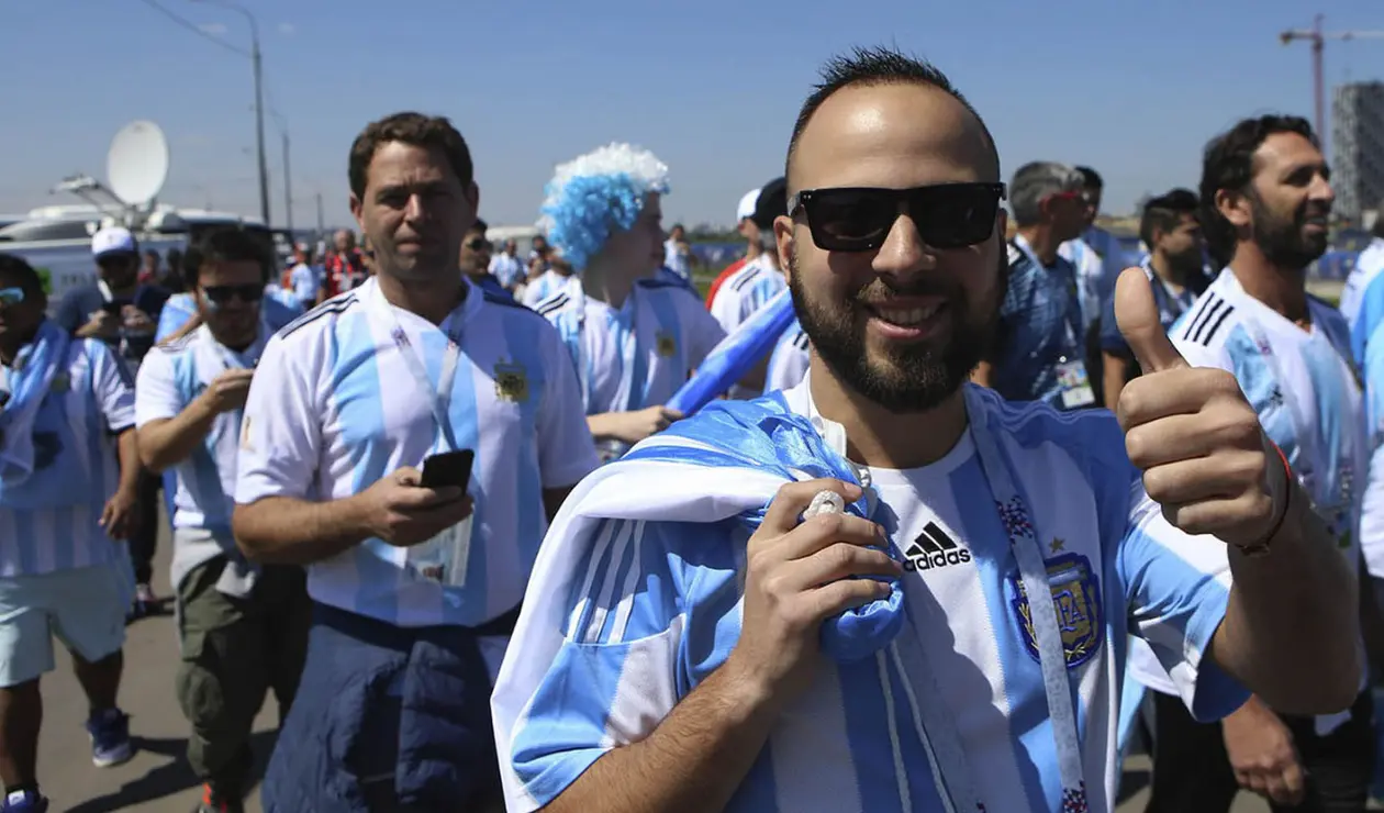 Hinchas argentinos en el Mundial Rusia 2018