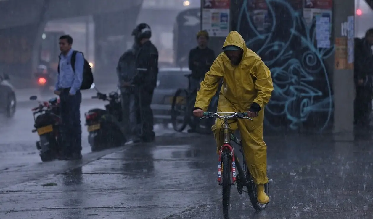 Imágenes de las lluvias en Bogotá, 2021.