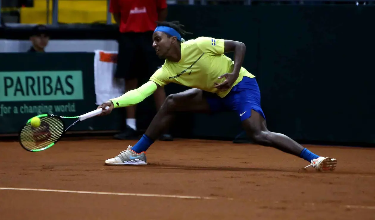  Santiago Giraldo venció a Elias Ymer (Suecia) en dos sets