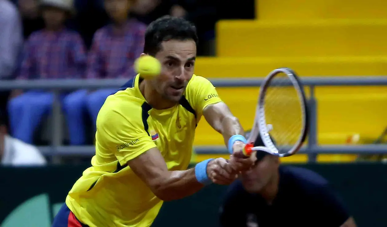 Copa Davis - Colombia vs Suecia Santiago Giraldo