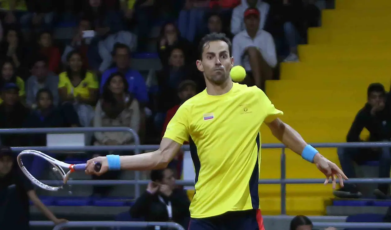 Santiago Giraldo tuvo un buen inicio en la Copa Davis