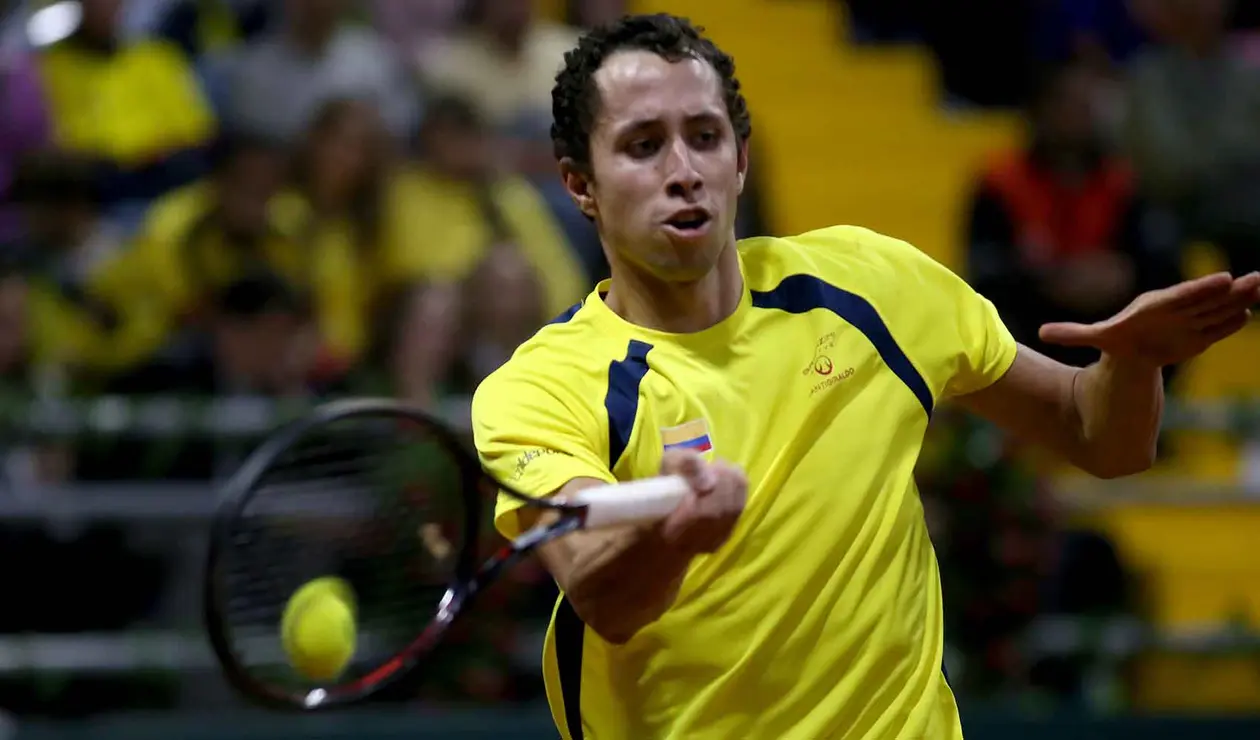 Copa Davis - Colombia vs Suecia Daniel Galán