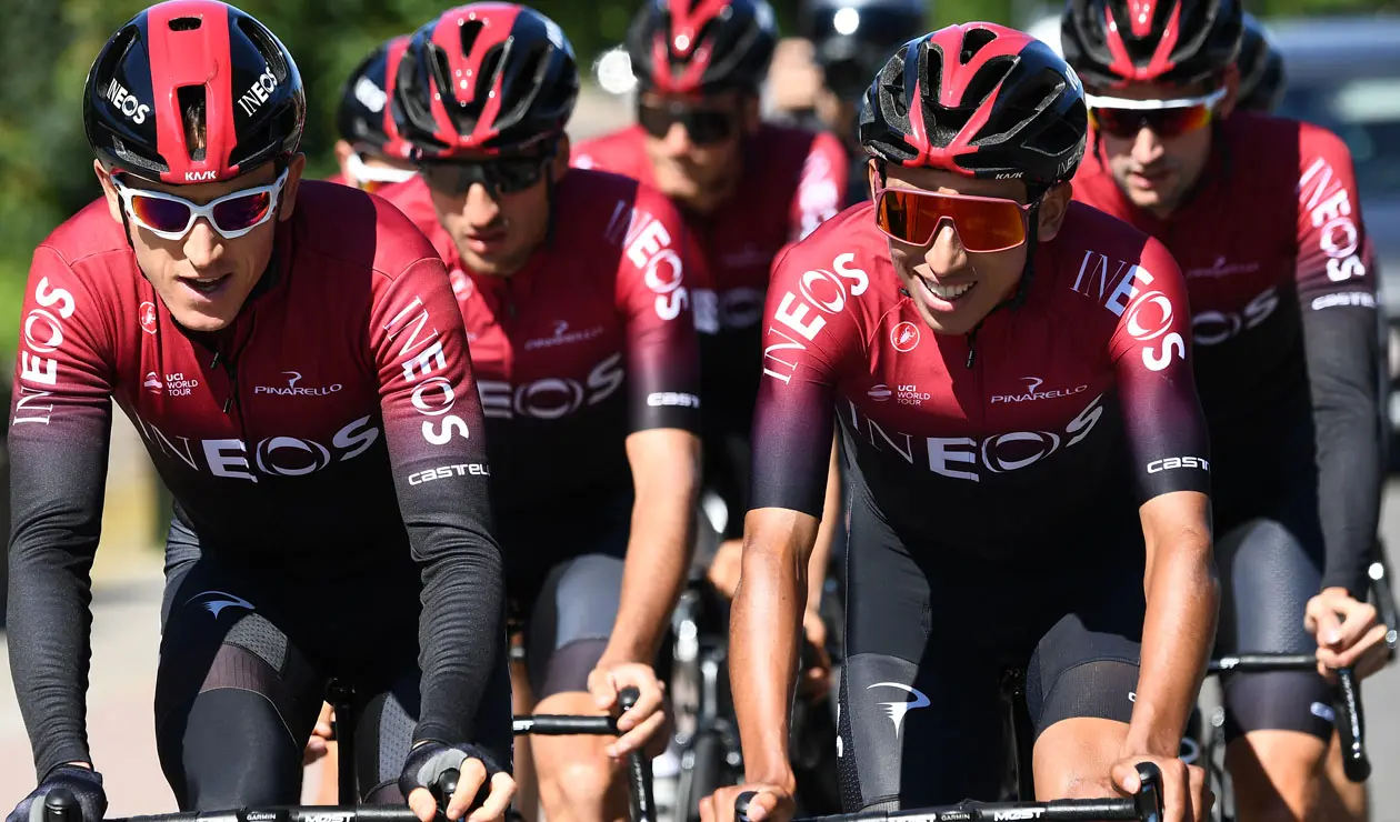 Geraint Thomas y Egan Bernal