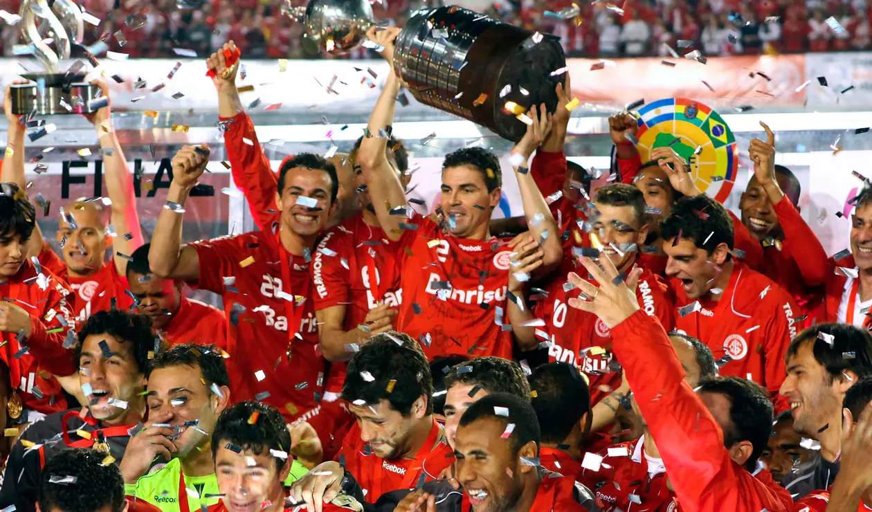 Sport Club Internacional de Porto Alegre (Brasil), campeón de la Copa Libertadores 2010.