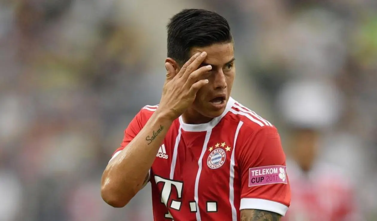 James Rodrígues, volante del Bayern Múnich