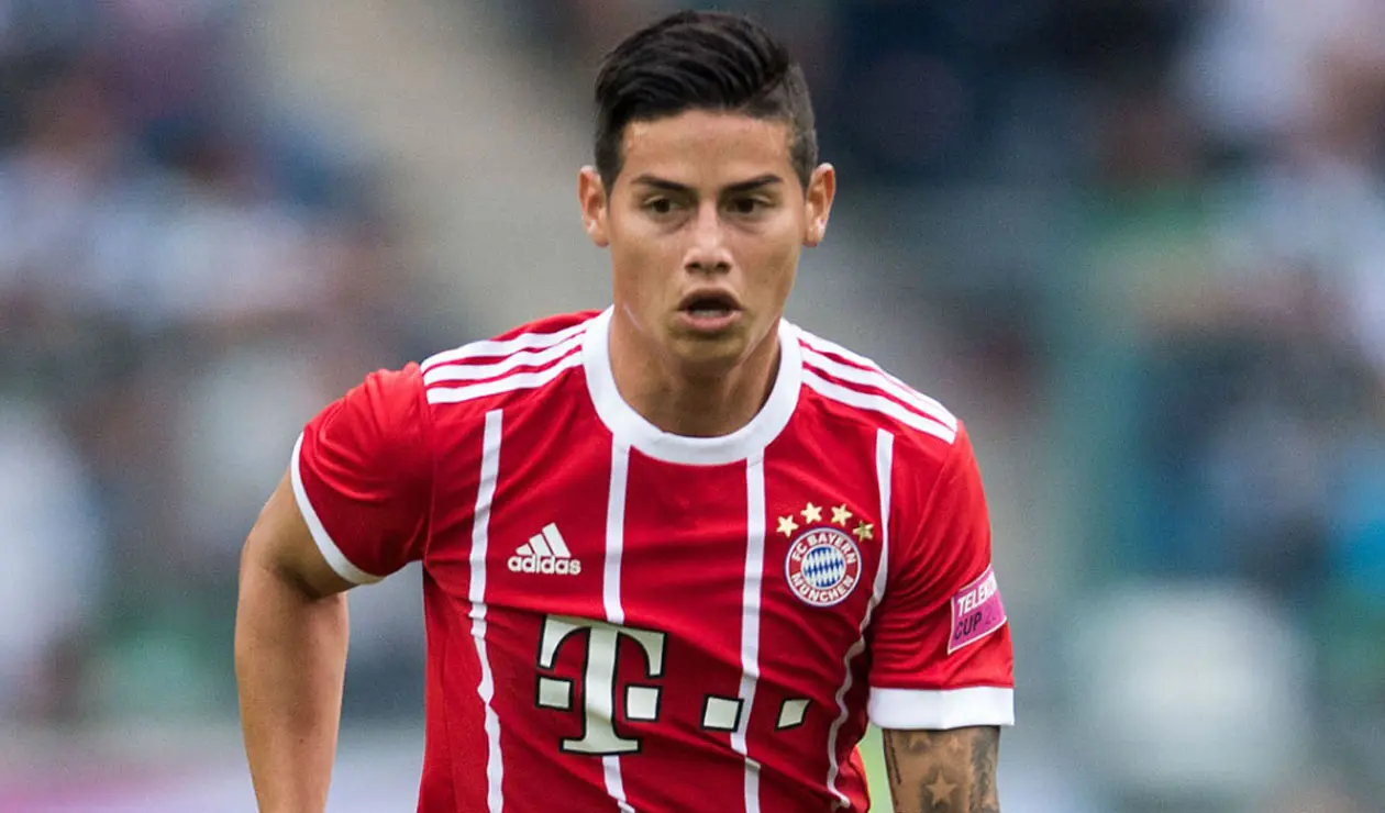 James Rodríguez, jugador del Bayern Múnich