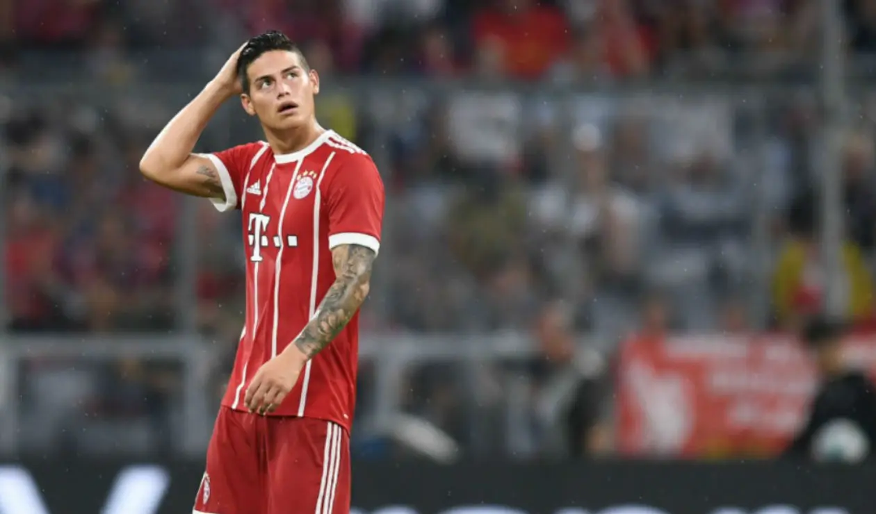 James Rodríguez, jugador colombiano del Bayern Múnich
