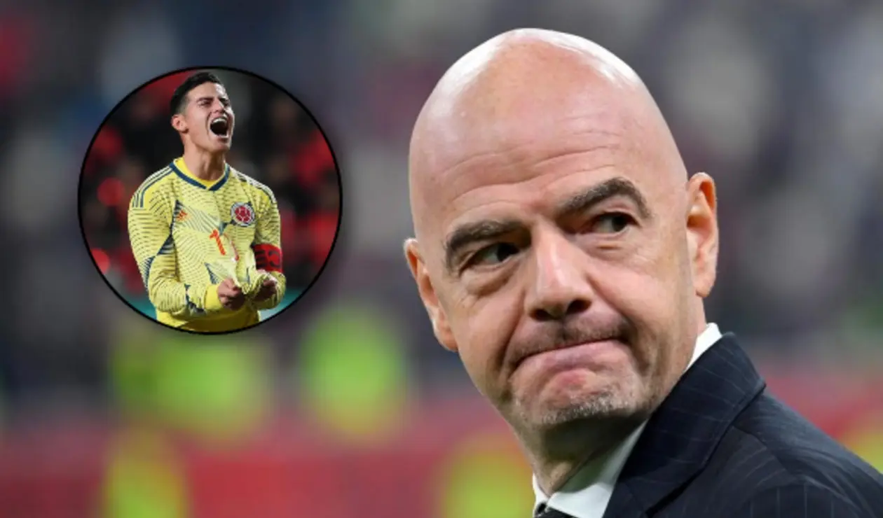 Infantino y James Rodríguez