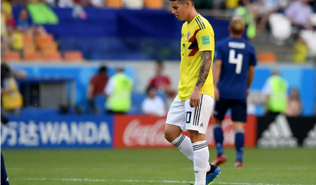 James Rodríguez, jugador de la Selección Colombia