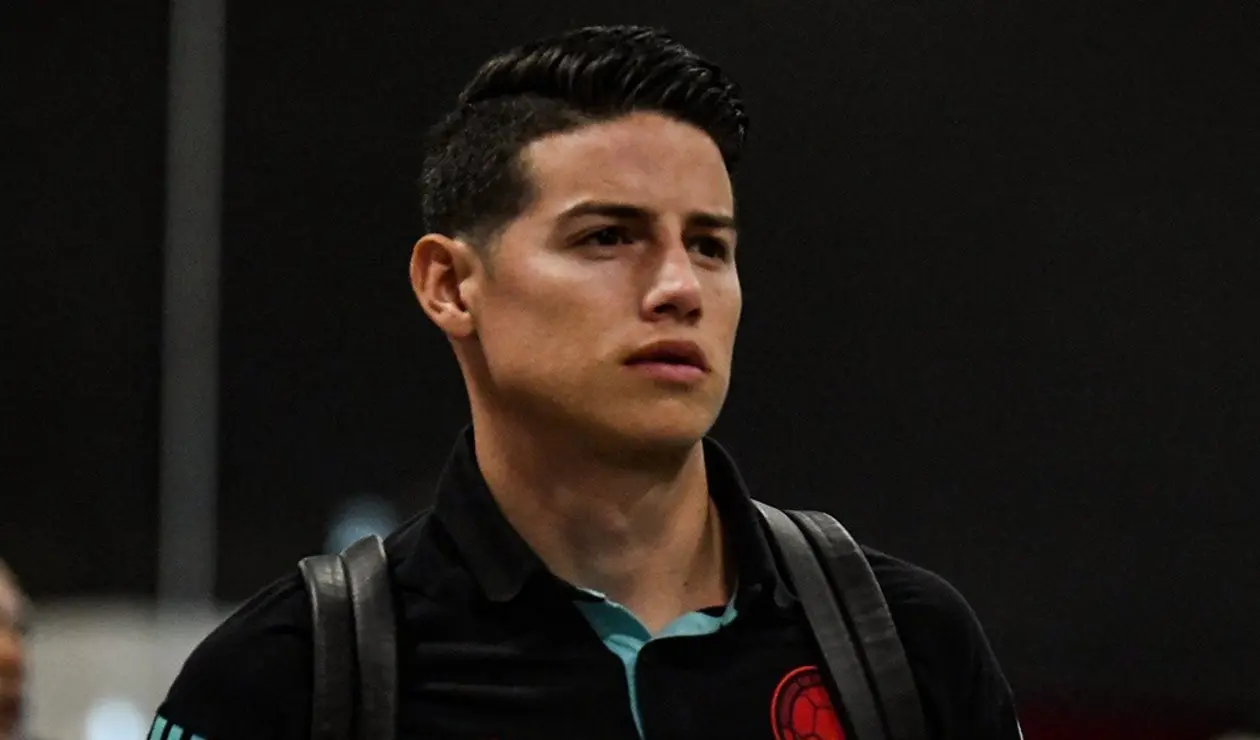 James Rodríguez en su regreso a la Selección Colombia