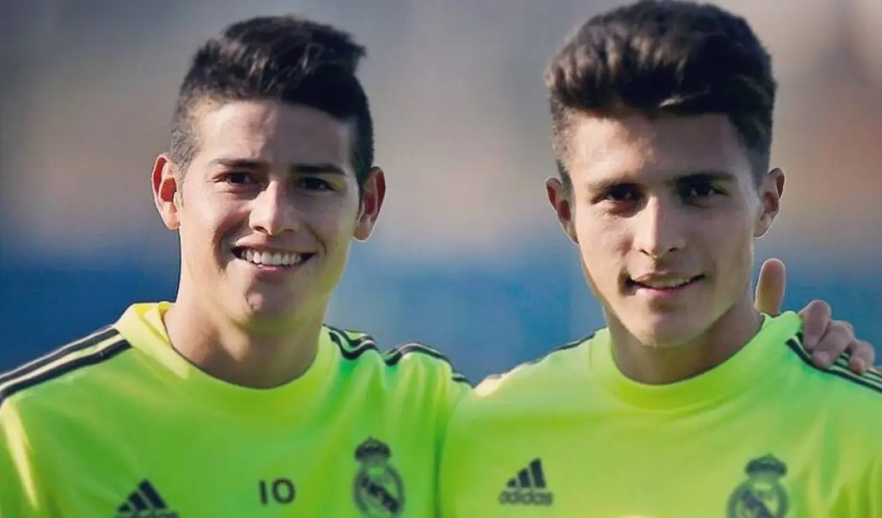 Juan José Narváez y James Rodríguez - Real Madrid