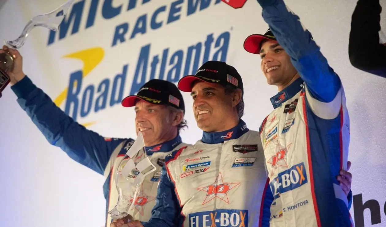 Juan Pablo Montoya y Sebastián Montoya