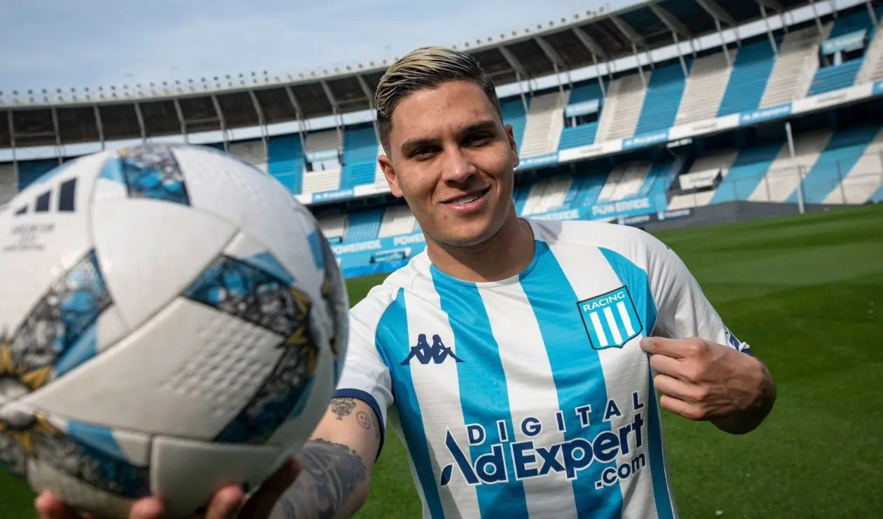 Juan Fernando Quintero en el Racing de Argentina