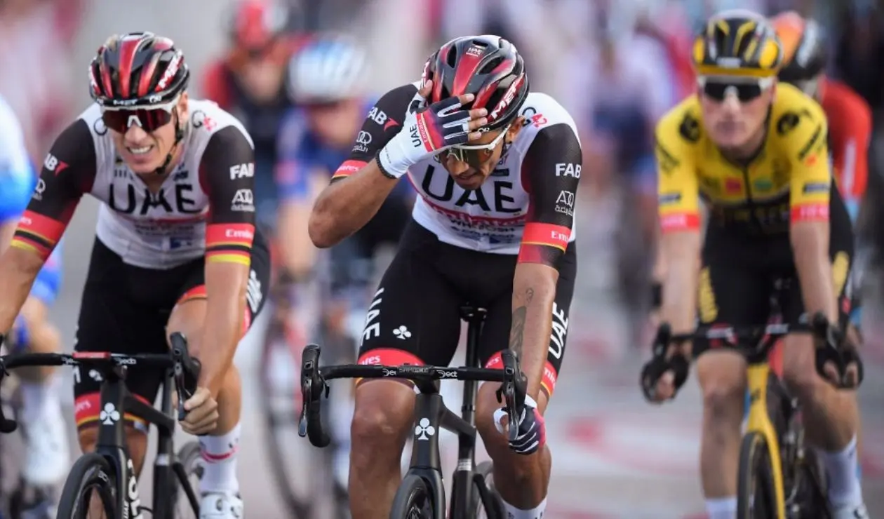 Juan Sebastián Molano tras ganar la etapa 12 de la Vuelta a España