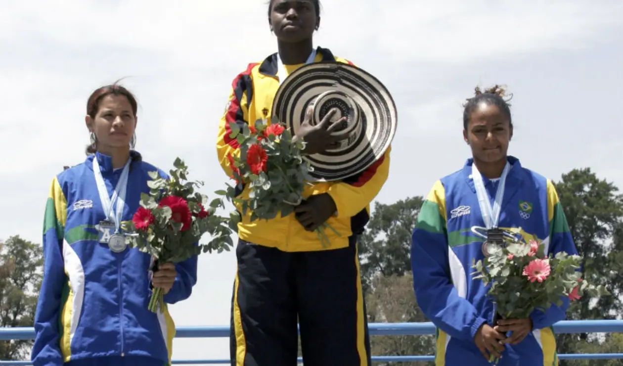 Caterine Ibargüen oro en el salto largo juegos Odesur